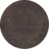 Монета. Франция. 5 сантимов 1874 год. А. рев.