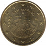 Монета. Сан-Марино. 50 центов 2008 год. ав.