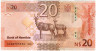 Банкнота. Намибия. 20 долларов 2025 год. Тип W21.