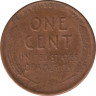 Монета. США. 1 цент 1940 год. Монетный двор S. рев.