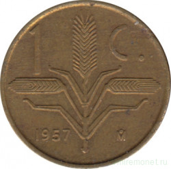 Монета. Мексика. 1 сентаво 1957 год.