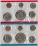 Монета. США. Годовой набор 1977 год. Монетные дворы P и D. ав.