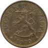 Монета. Финляндия. 20 пенни 1970 год.