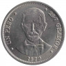 Монета. Доминиканская республика. 1 песо 1979 год.