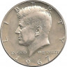 Монета. США. 50 центов 1967 год. ав.
