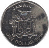 Монета. Ямайка. 1 доллар 2008 год. (семиугольник). рев.