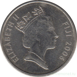 Монета. Фиджи. 5 центов 2006 год.