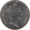Монета. Фиджи. 5 центов 2006 год. ав.