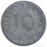 Монета. Германия. Третий Рейх. 10 рейхспфеннигов 1941 год. Монетный двор - Карлсруэ (G).