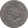 Монета. Французская Полинезия. 20 франков 1996 год. ав.