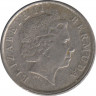 Монета. Бермудские острова. 10 центов 2001 год. рев.