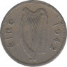 Монета. Ирландия. 3 пенса 1942 год. ав.