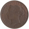 Монета. Джерси. 1/12 шиллинга 1888 год.