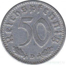 Монета. Германия. Третий Рейх. 50 рейхспфеннигов 1935 год. Монетный двор - Мюнхен (D).