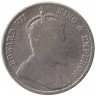 Монета. Цейлон (Шри-Ланка). 25 центов 1907 год.