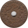 Монета. Нидерландская Ост-Индия. 1 цент 1945 год. D. рев.