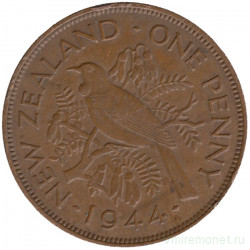 Монета. Новая Зеландия. 1 пенни 1944 год.