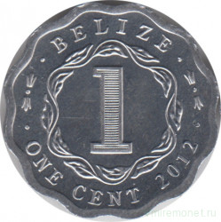 Монета. Белиз. 1 цент 2012 год.