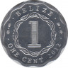 Монета. Белиз. 1 цент 2012 год. ав.
