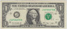 Банкнота. США. 1 доллар 2009 год. J. Тип 530. ав.