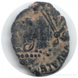 Монета. Римская империя. Фолис (375-392 гг) Валентиниан II. №46