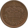 Монета. Дания. 50 эре 2006 год. ав.