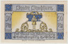 Бона. Нотгельд. Германия. Город Штрассфурт. 50 пфеннигов 1921 год. Вариант 1256.3.а.1. рев.