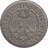 Монета. ФРГ. 1 марка 1960 год. Монетный двор - Штутгарт (F). рев.
