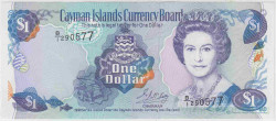 Банкнота. Каймановы острова. 1 доллар 1996 год. Тип 16а.