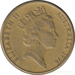 Монета. Австралия. 2 доллара 1996 год.