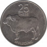 Монета. Ботсвана. 25 тхебе 1984 год. ав.
