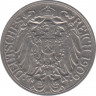 Монета. Германия (Германская империя 1871-1922). 25 пфеннигов 1909 год. Монетный двор - Мюнхен (D). ав.