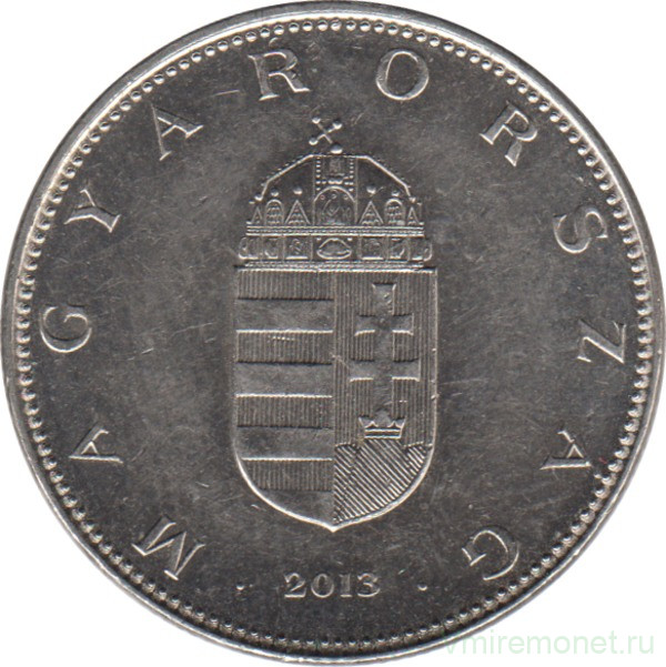 Монета. Венгрия. 10 форинтов 2013 год.