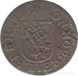 Монета. Бремен, (Германия). 1 гротен 1754 год.