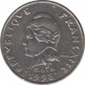 Монета. Французская Полинезия. 10 франков 1998 год. ав.