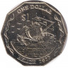 Монета. Белиз. 1 доллар 2022 год.