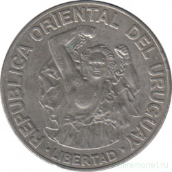 Монета. Уругвай. 200 песо 1989 год.