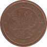 Монета. Германия. 2 цента 2002 год. (F). ав.