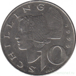 Монета. Австрия. 10 шиллингов 1995 год.