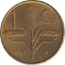 Монета. Мексика. 1 сентаво 1966 год. ав.