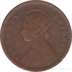 Монета. Индия. 1/12 анны 1887 год.