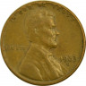 Монета. США. 1 цент 1963 год. Монетный двор D. ав
