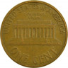 Монета. США. 1 цент 1963 год. Монетный двор D. рев