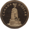 Монета. Канада. 1 доллар 1994 год. Национальный мемориал. Пруф. ав.