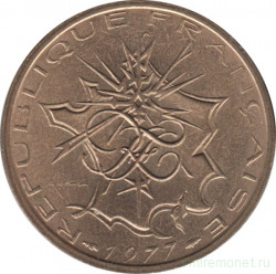 Монета. Франция. 10 франков 1977 год.