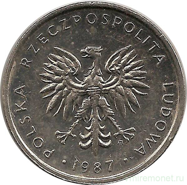 Монета. Польша. 10 злотых 1987 год.