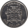 Монета. Ямайка. 1 доллар 2014 год. рев.