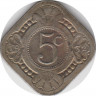 Монета. Нидерланды. 5 центов 1932 год. ав.