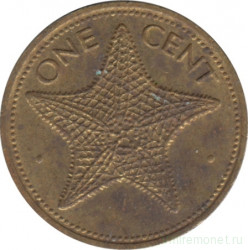 Монета. Багамские острова. 1 цент 1977 год.