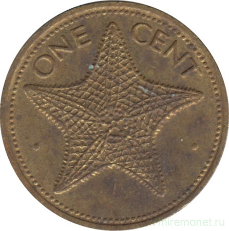 Монета. Багамские острова. 1 цент 1977 год.